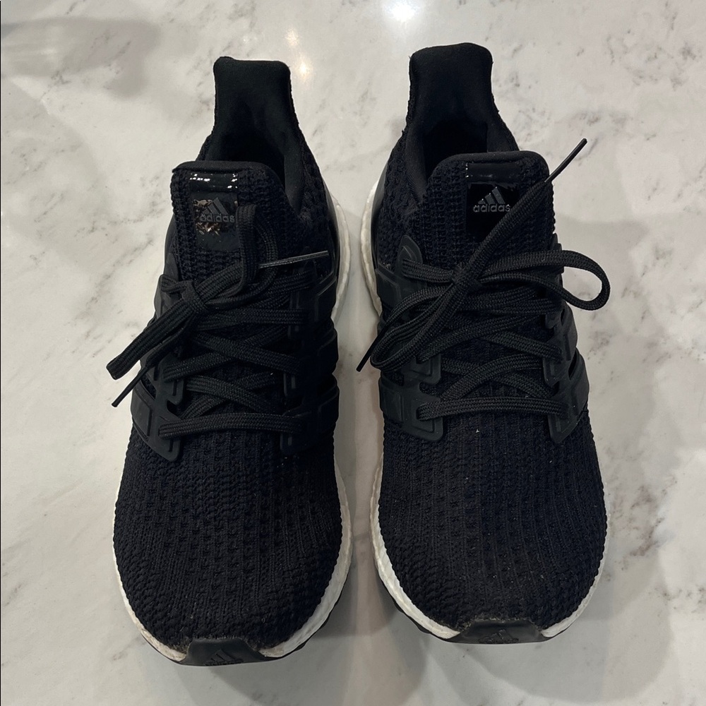Adidas Core Black Athletic Sneakers